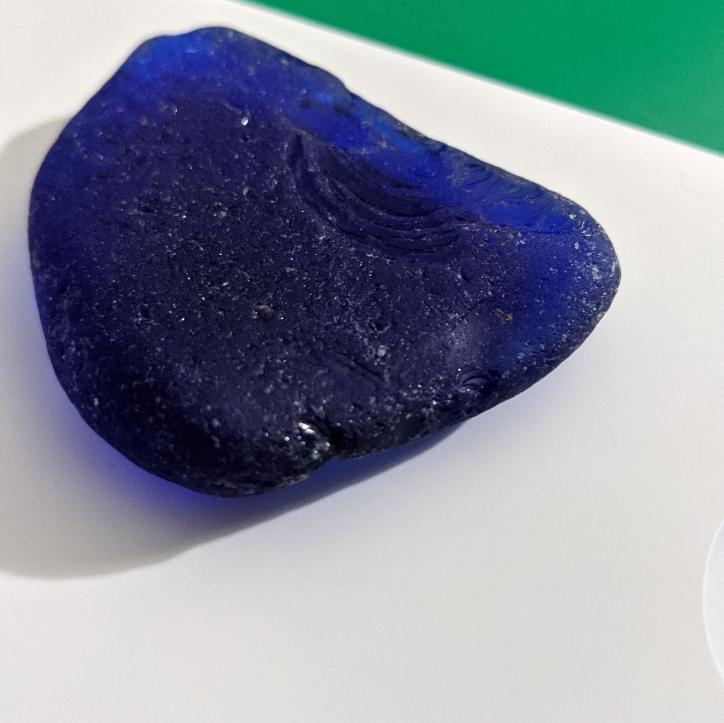 Blue Beach Glass Seaglass Pendant Jewelrymaking Rare Rare Rare